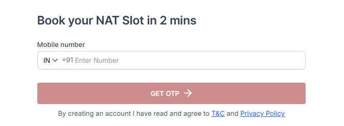 NIAT Enrolment Process 2026