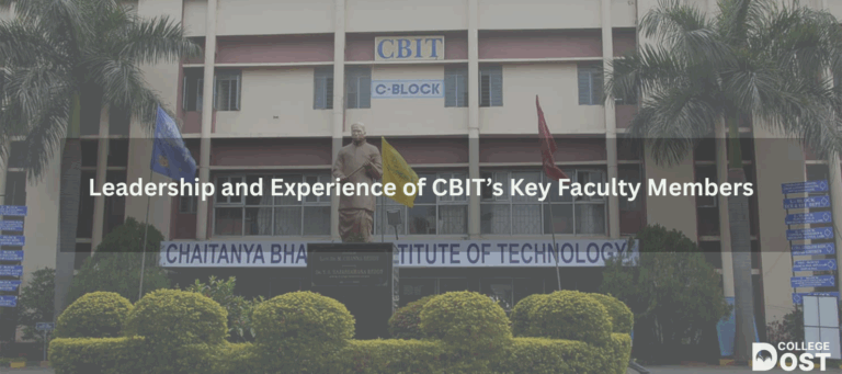 Leadership and Experience of CBIT’s Key Faculty Members