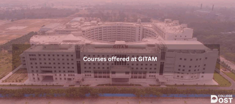Courses offered at GITAM