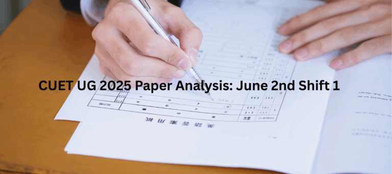 CUET UG 2025 Paper Analysis June 2nd Shift 1