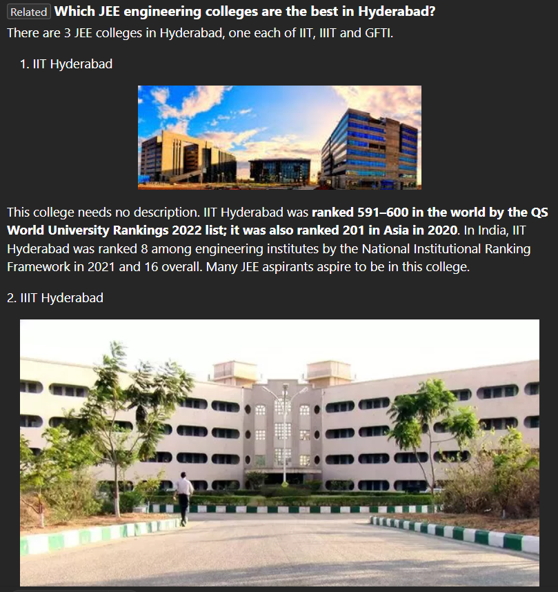 student reviews for best engineering colleges in hyderabad