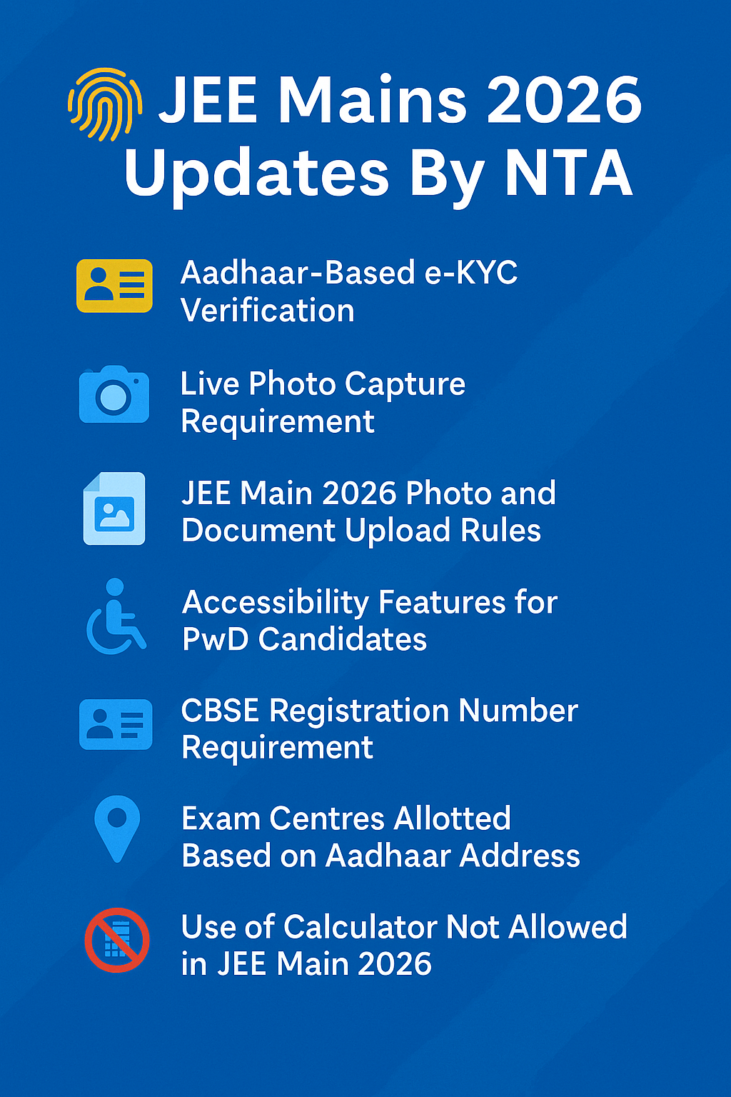 JEE Main 2026 Update