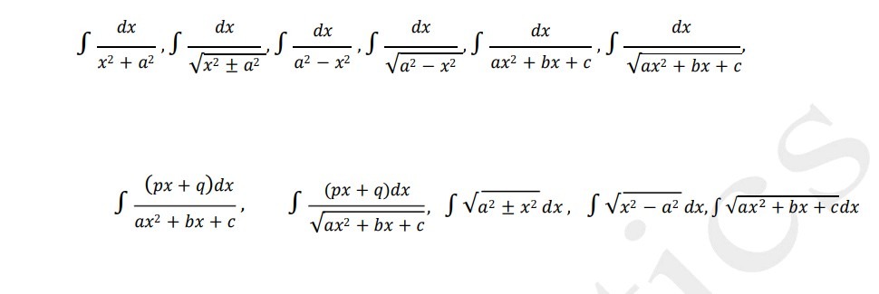 CUET Maths Syllabus